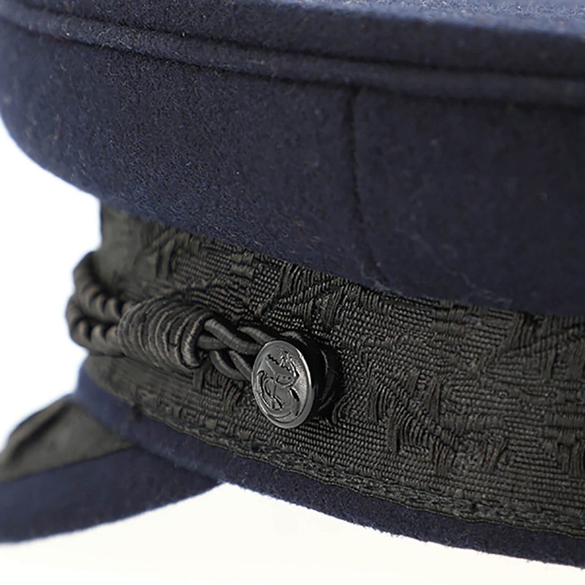 Fiebig Schiffermütze Prinz-Heinrich Schurwolle Marineblau