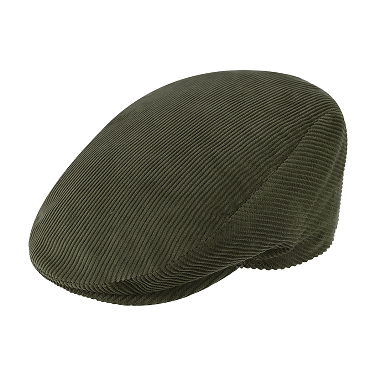 Fiebig Flatcap Cord uni Oliv
