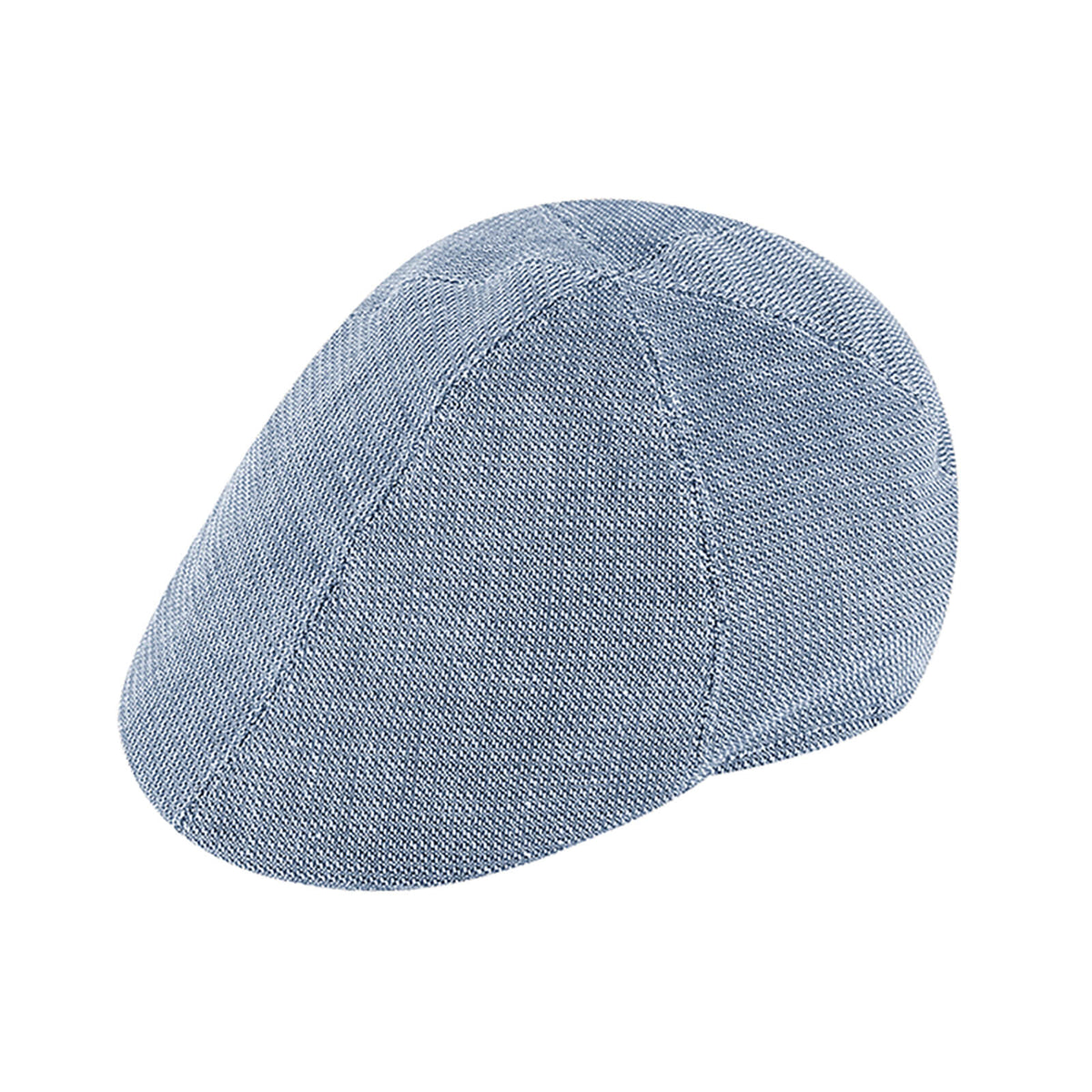 Fiebig 6-Panel Cap Leinen melange Jeansblau
