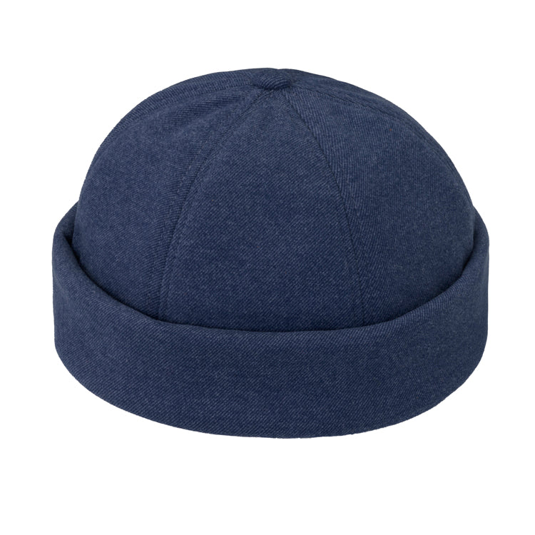 Fiebig Dockermütze melange soft Marineblau