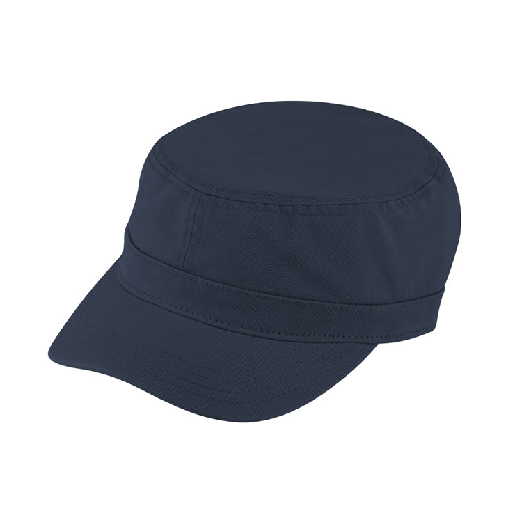 Fiebig Armycap Baumwolle uni UV-Schutz Marineblau