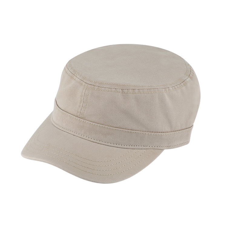Fiebig Armycap Baumwolle uni UV-Schutz Beige