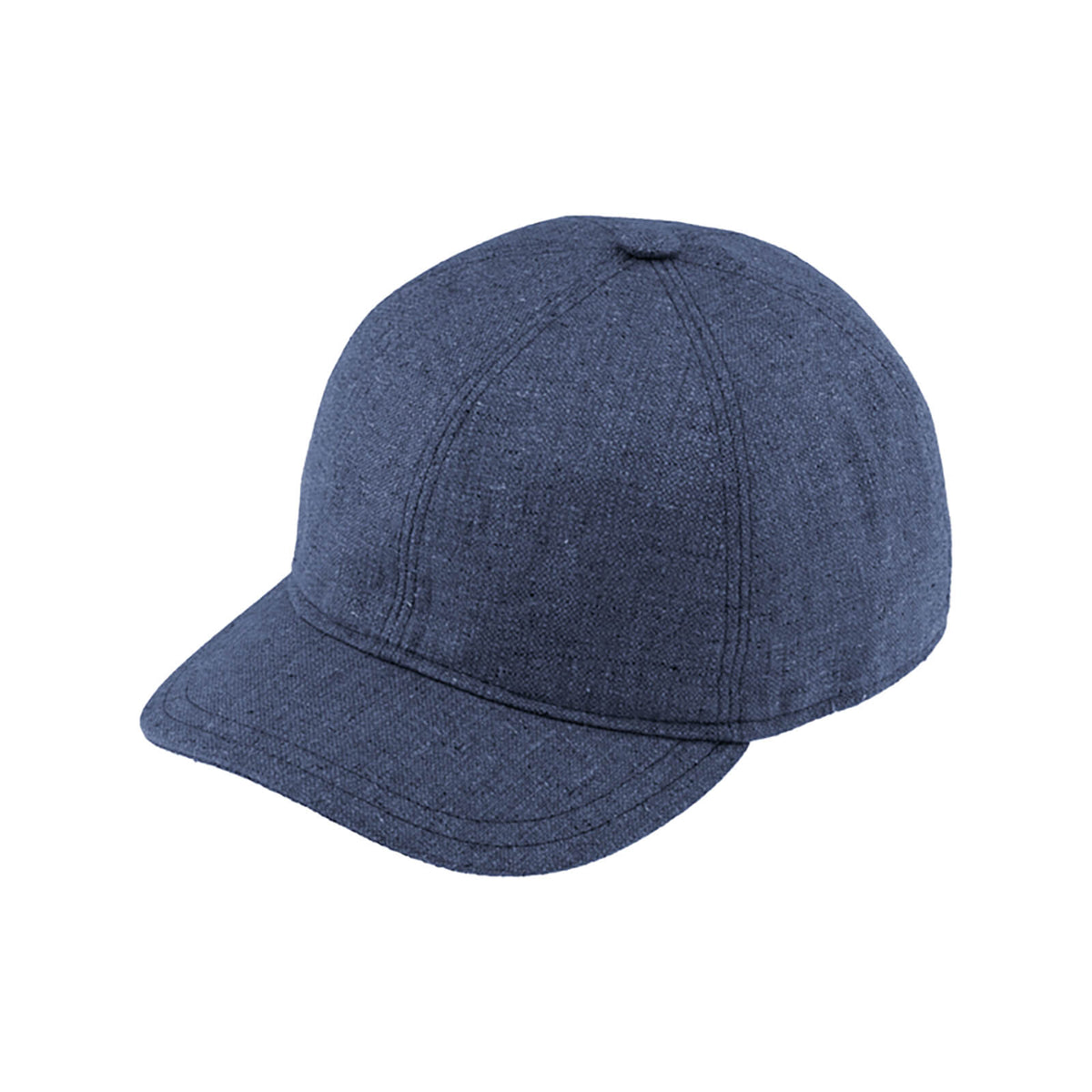 Fiebig Baseballcap Seide uni UV-Schutz Marineblau