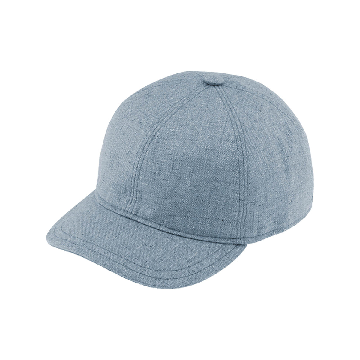 Fiebig Baseballcap Seide uni UV-Schutz Graublau