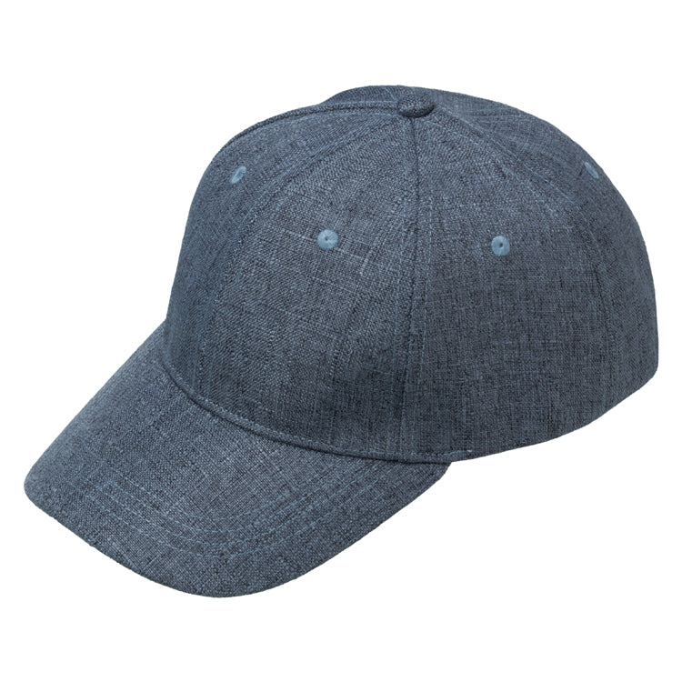 Fiebig Baseballcap Leinen melange Jeansblau