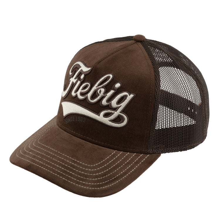 Truckercap Fiebig Since 1903 Cord Braun