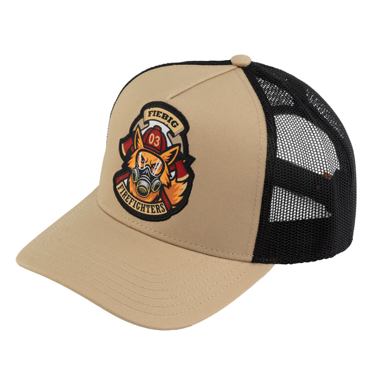 Truckercap Fiebig Firefighters Beige