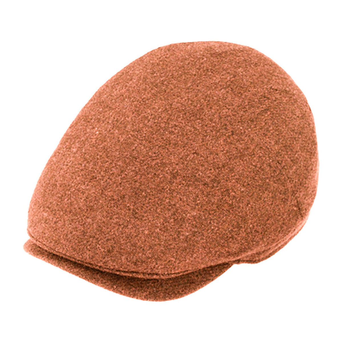 Fiebig Flatcap Shetlandwolle melange Rost
