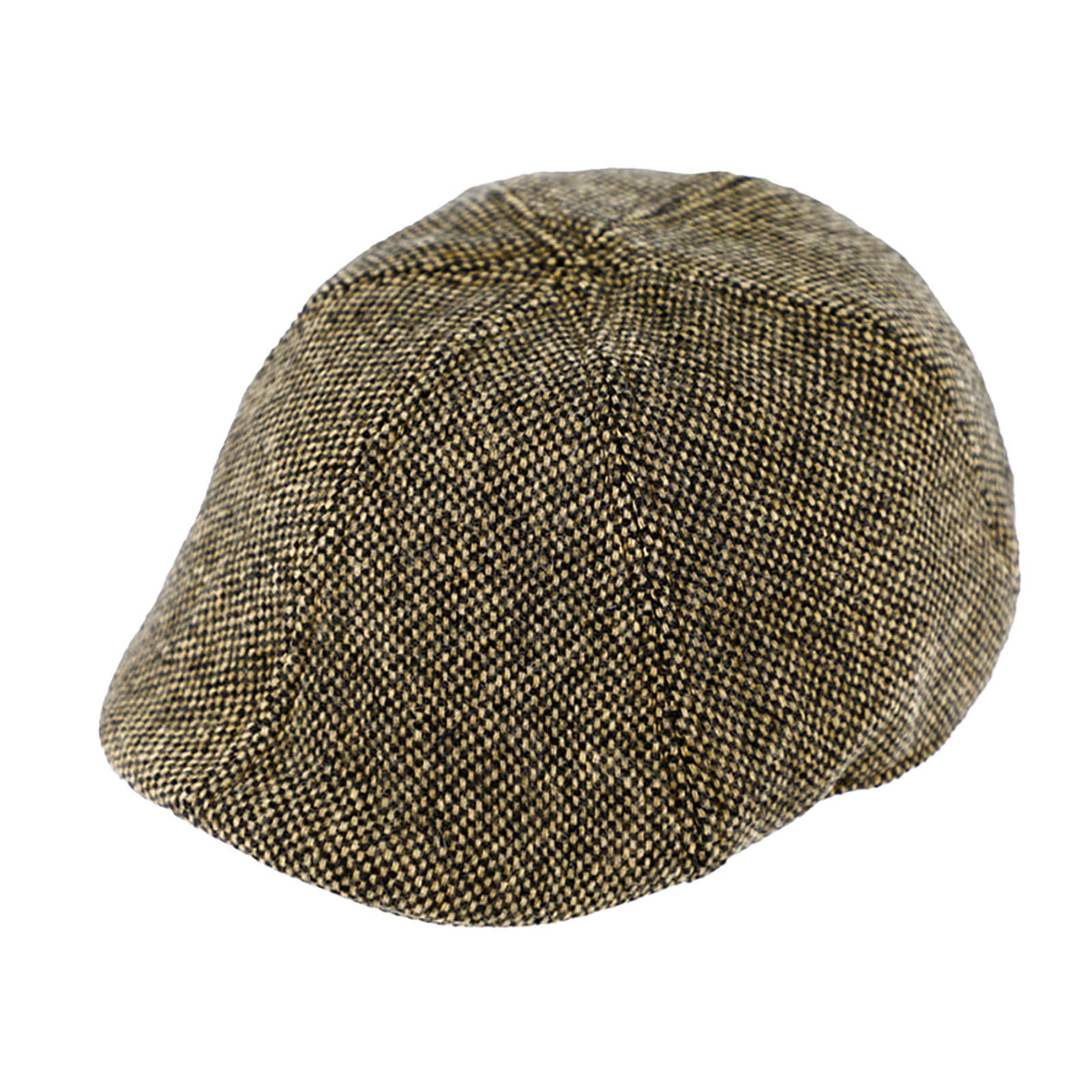 Fiebig 6-Panel Cap Wolle melange Braun