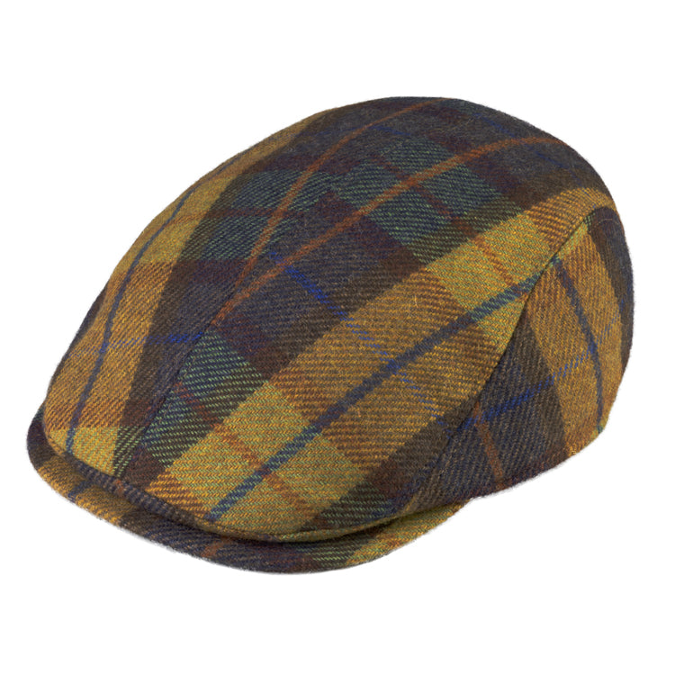 Fiebig Flatcap Shetlandwolle mit Ohrenklappen Khaki