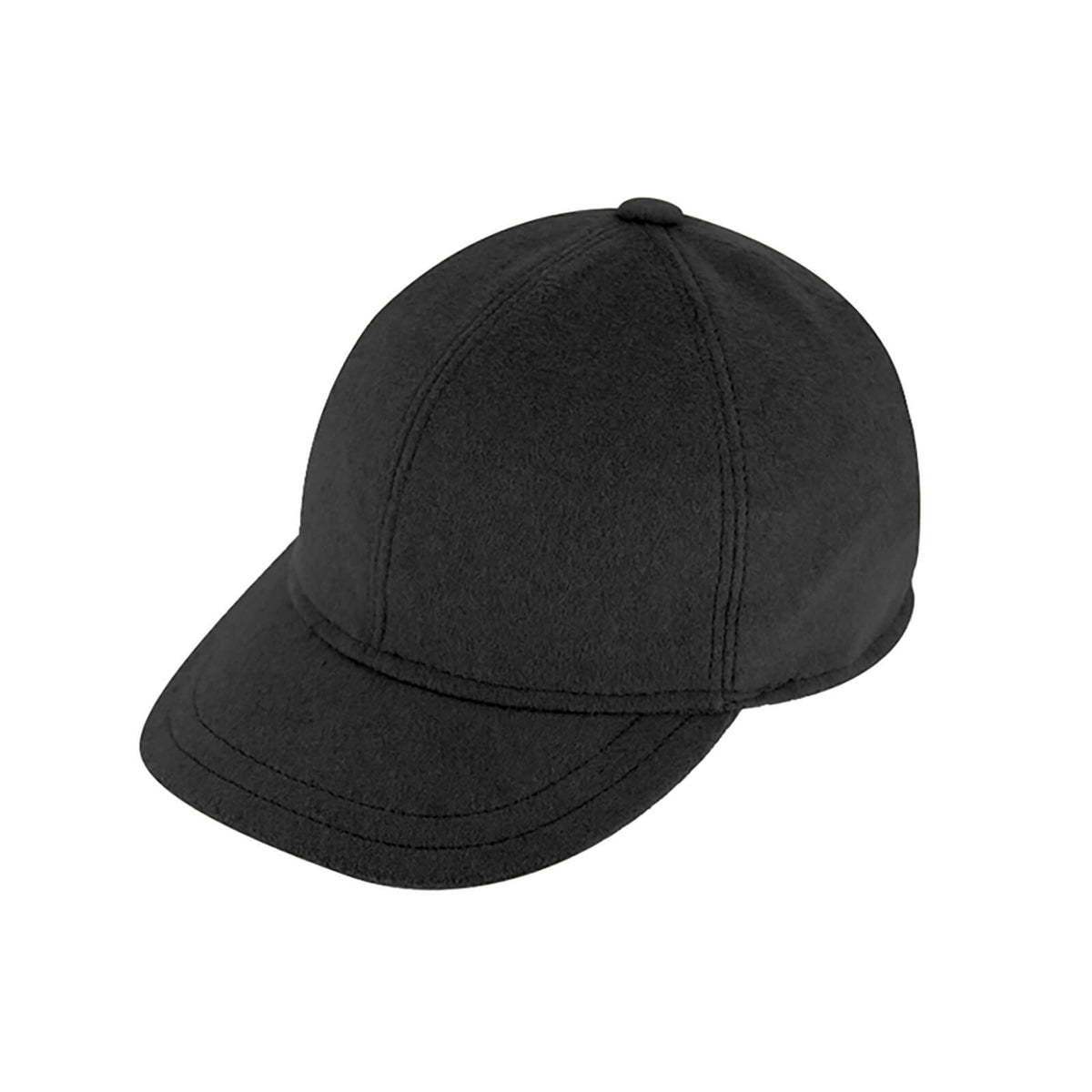Fiebig Baseballcap Wollmix uni mit Ohrenklappen Anthrazit