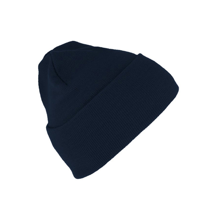 Fiebig Strickmütze Beanie recycelt – Marineblau
