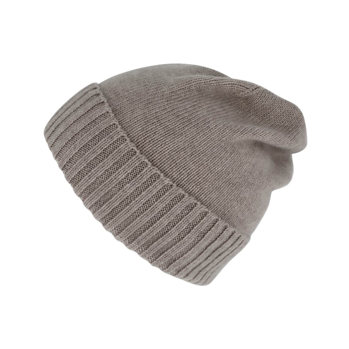Fiebig Strickmütze Beanie Merino Rippenstrick