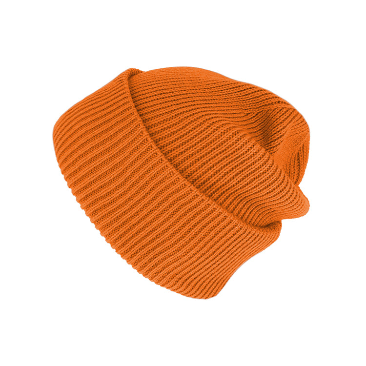 Fiebig Strickmütze Beanie recycelt – Orange