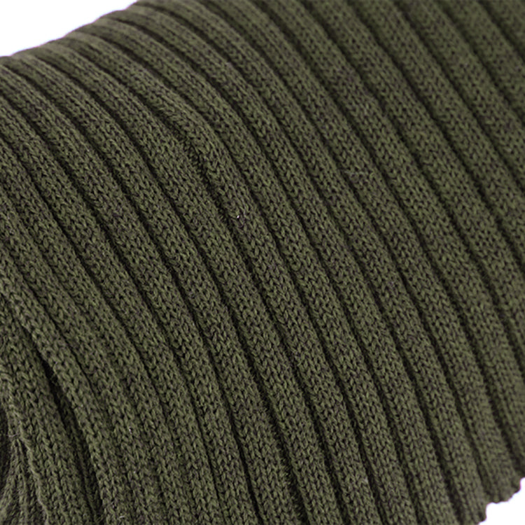 Fiebig Strickschal Merinowolle Rippenstrick uni – Produktansicht