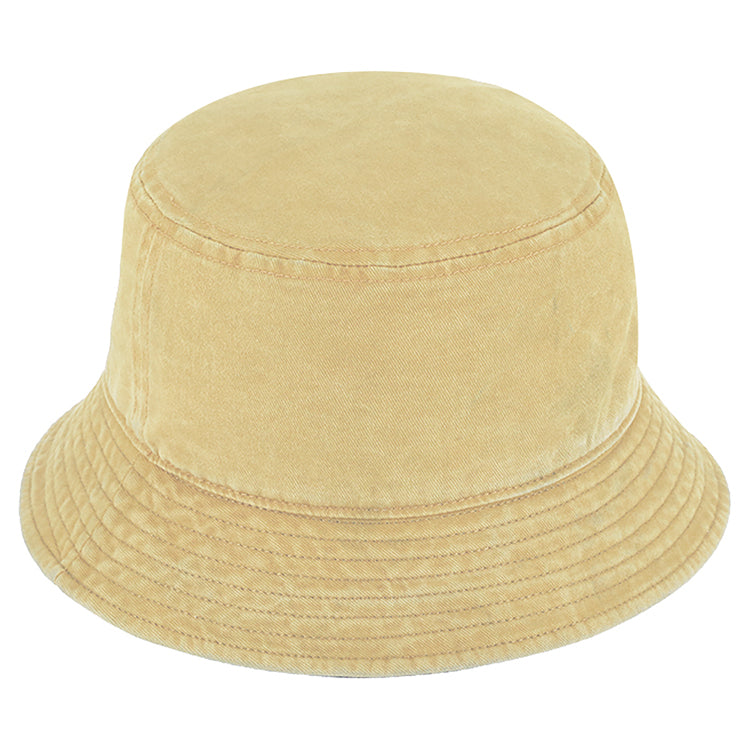 Fiebig Fischerhut gewaschene Baumwolle UV-Schutz Beige