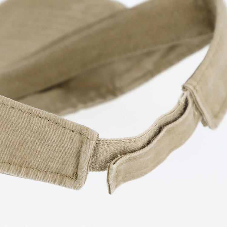 Fiebig Visor gewaschene Baumwolle uni – Rückansicht