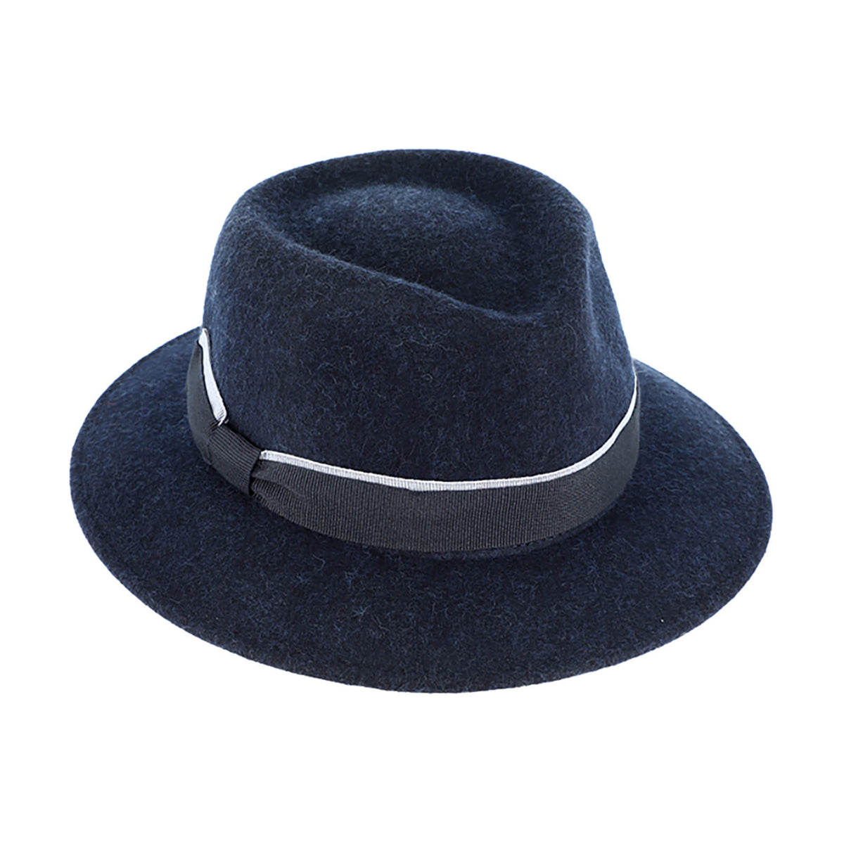 Fiebig Wollfilzhut Traveller uni Marineblau