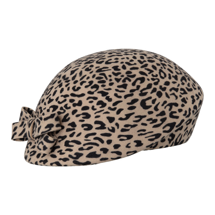 Fiebig Wollfilzhut Pillbox asymmetrisch uni – Gemustert