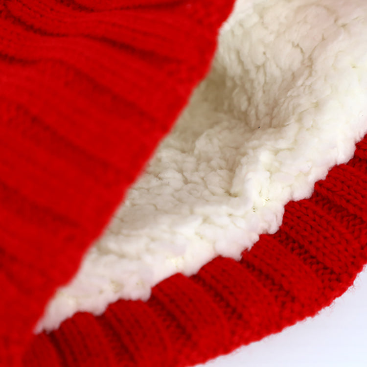 Fiebig Strickmütze uni – Rot