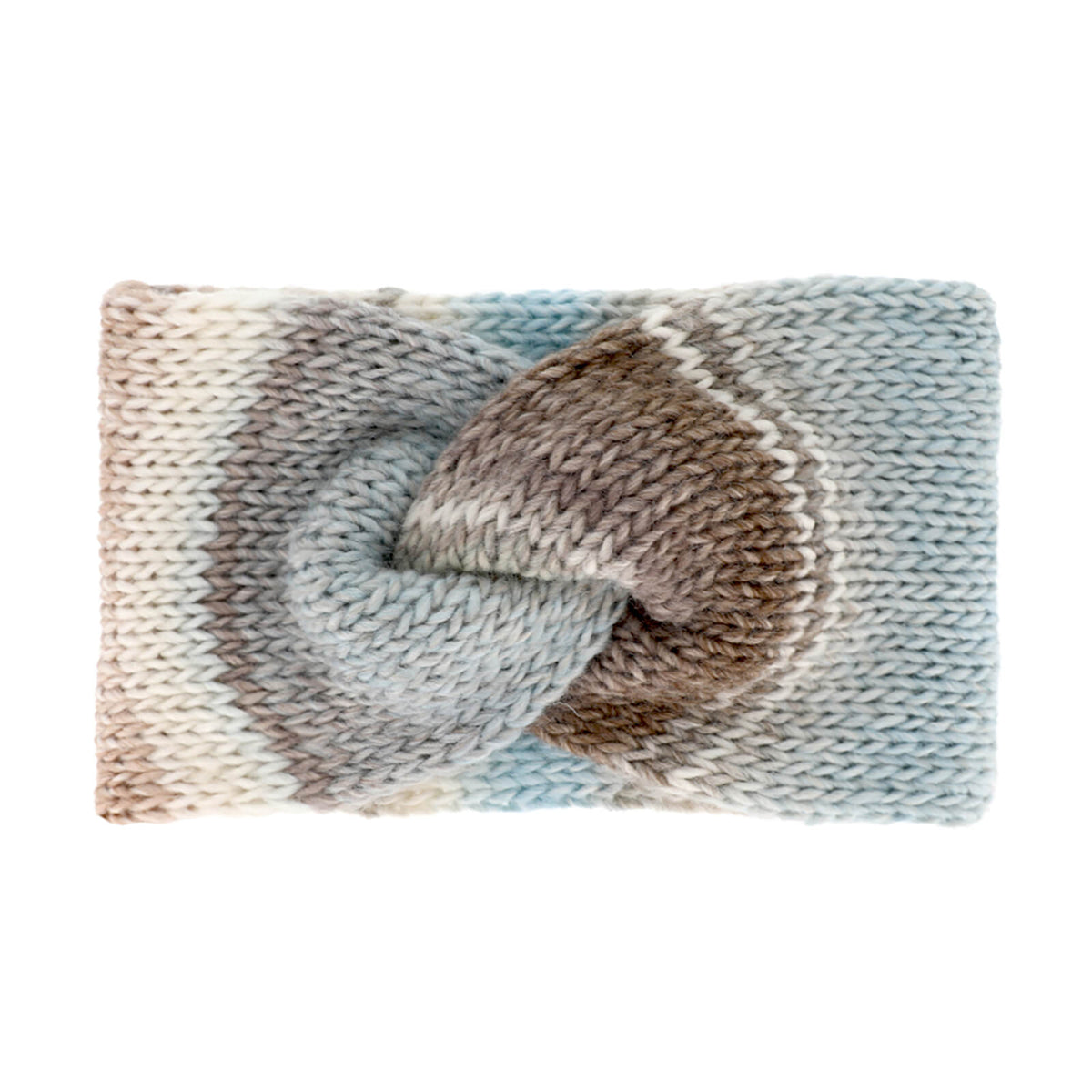 Fiebig Strickstirnband melange gedreht