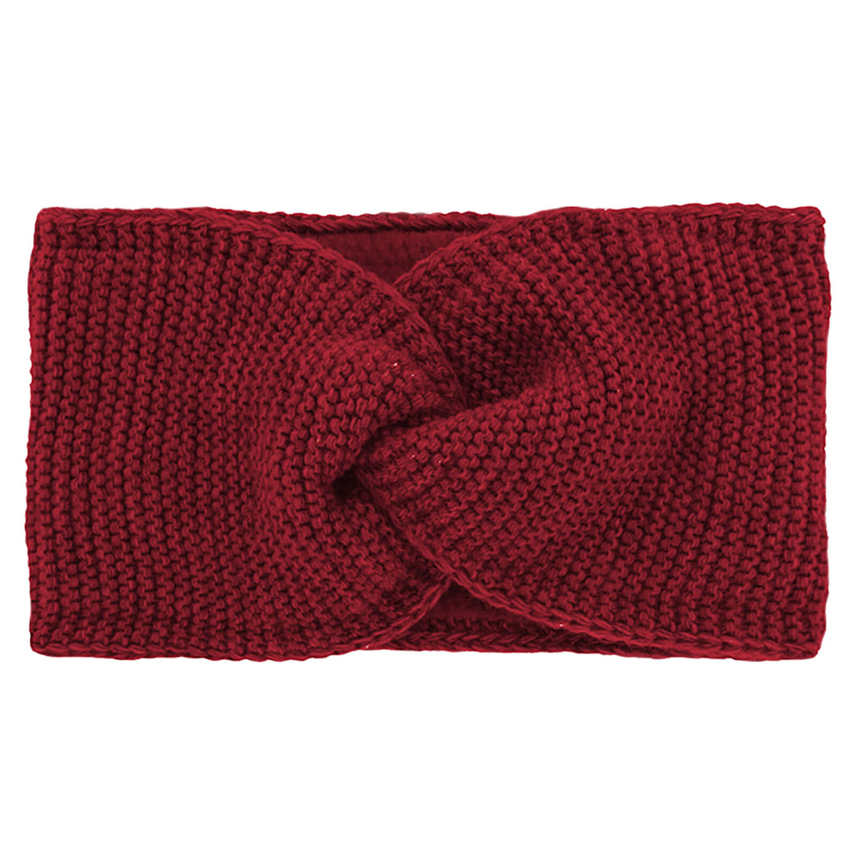 Fiebig Strickstirnband Wolle uni gedreht