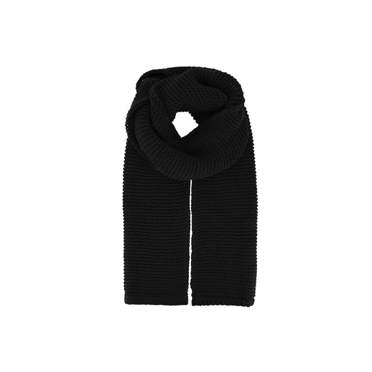 Fiebig Strickschal uni – Schwarz