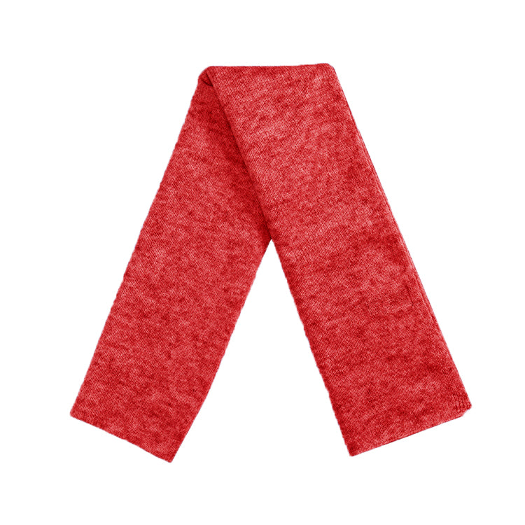 Fiebig Schal Kaschmir uni – Rot