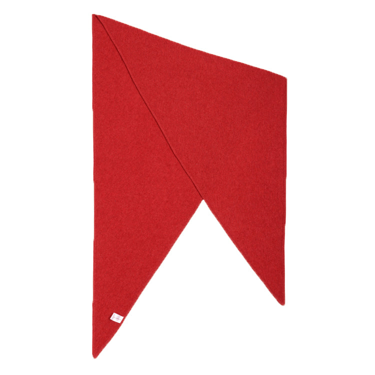 Fiebig Dreieckschal Kaschmir uni – Rot