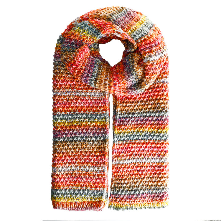 Fiebig Strickschal melange – Magenta