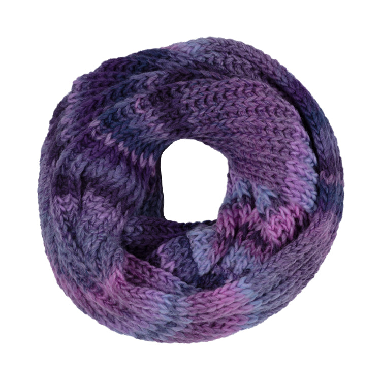 Fiebig Strick Loop melange – Violett