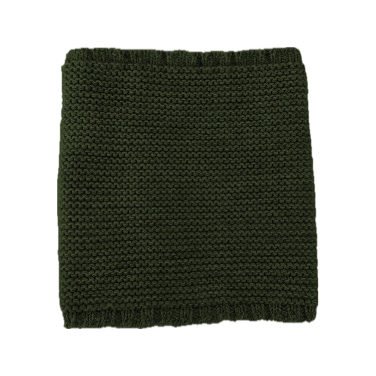 Fiebig Strickloop melange uni – Olivgrün