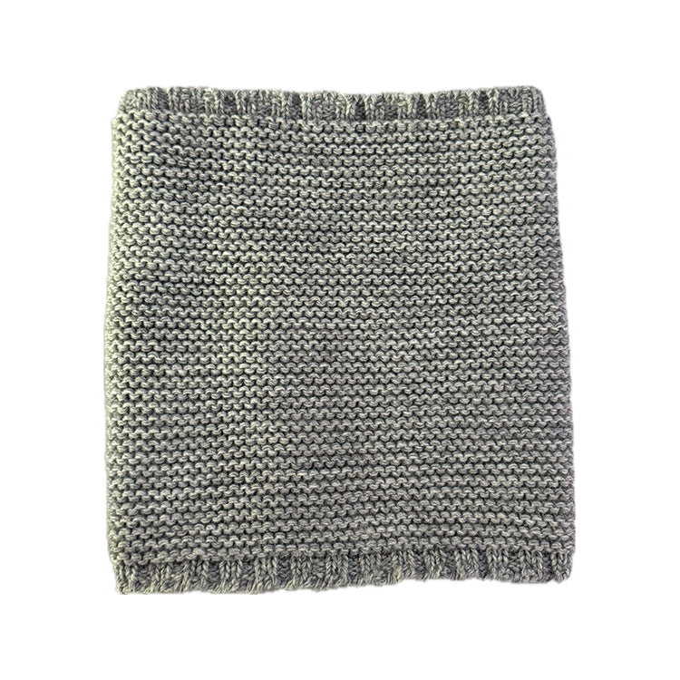 Fiebig Strickloop melange uni – Hellgrau