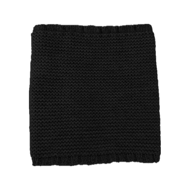 Fiebig Strickloop melange uni – Schwarz