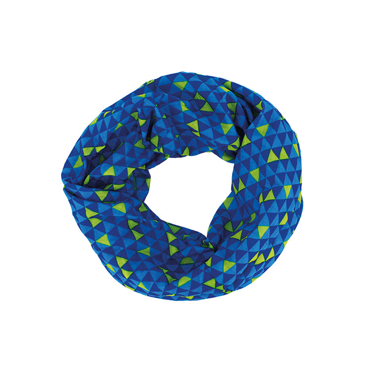 Fiebig Funktionstuch Dreiecke – Jeansblau