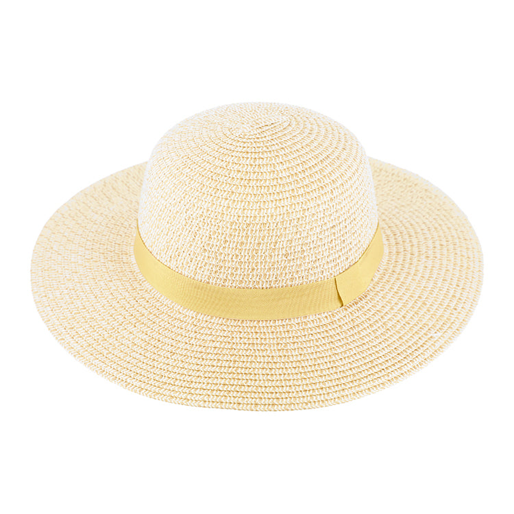 Fiebig Papierhut Glocke melange gleichfarbiges Ripsband Vanille