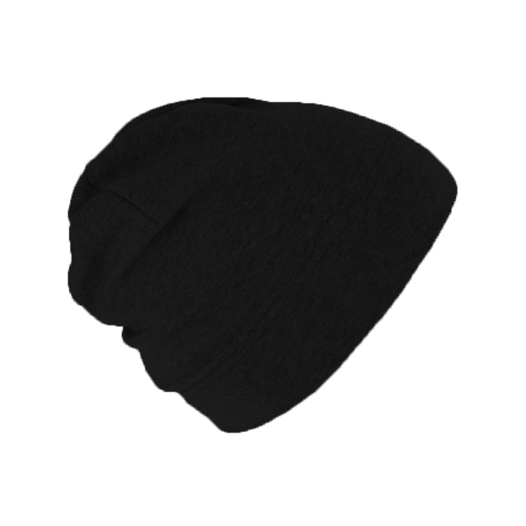 Fiebig Stoffmütze Beanie Jersey uni GOTS – Schwarz