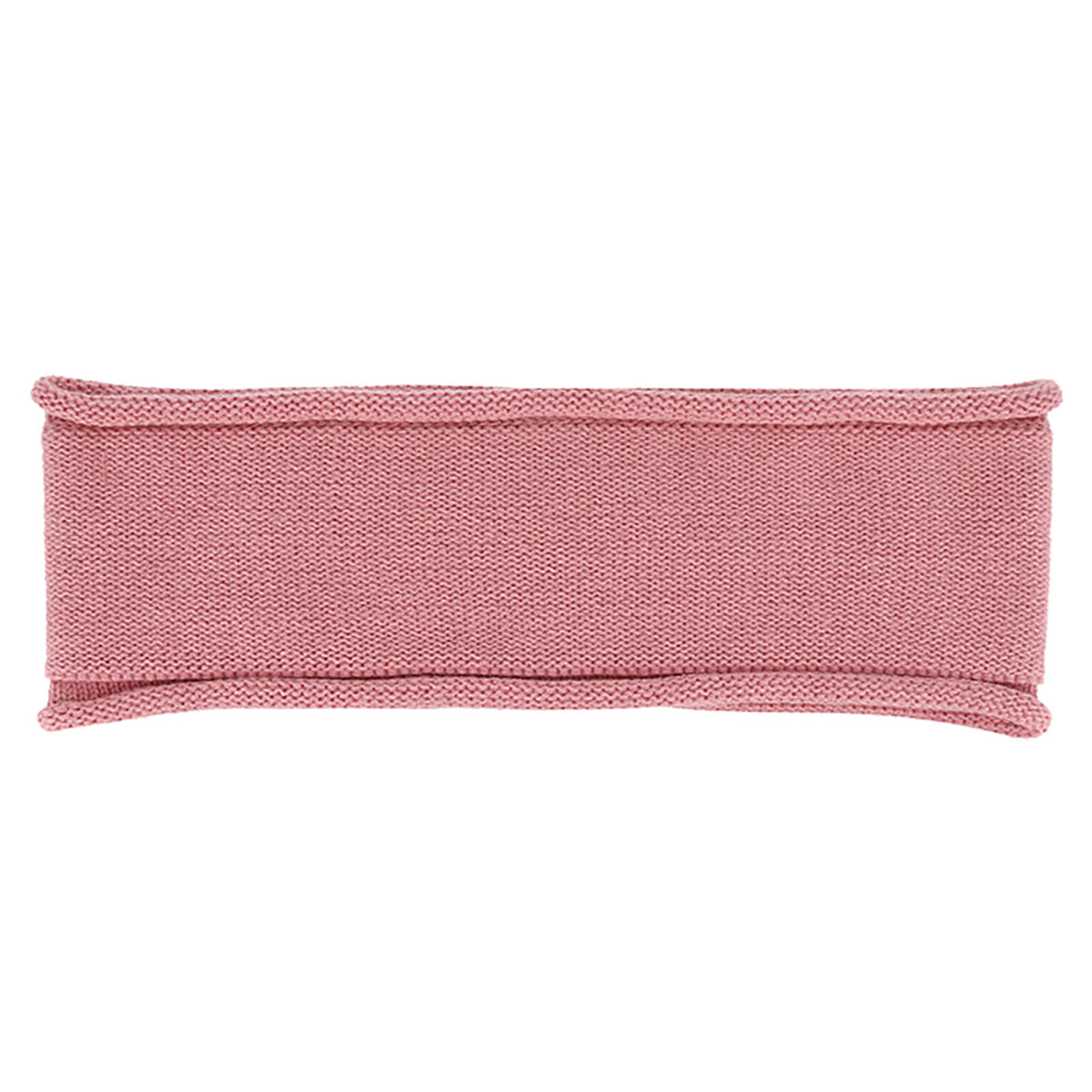 Fiebig Strickstirnband uni Rollrand GOTS