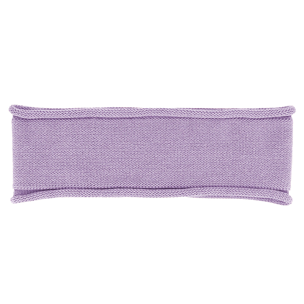 Fiebig Strickstirnband uni Rollrand GOTS