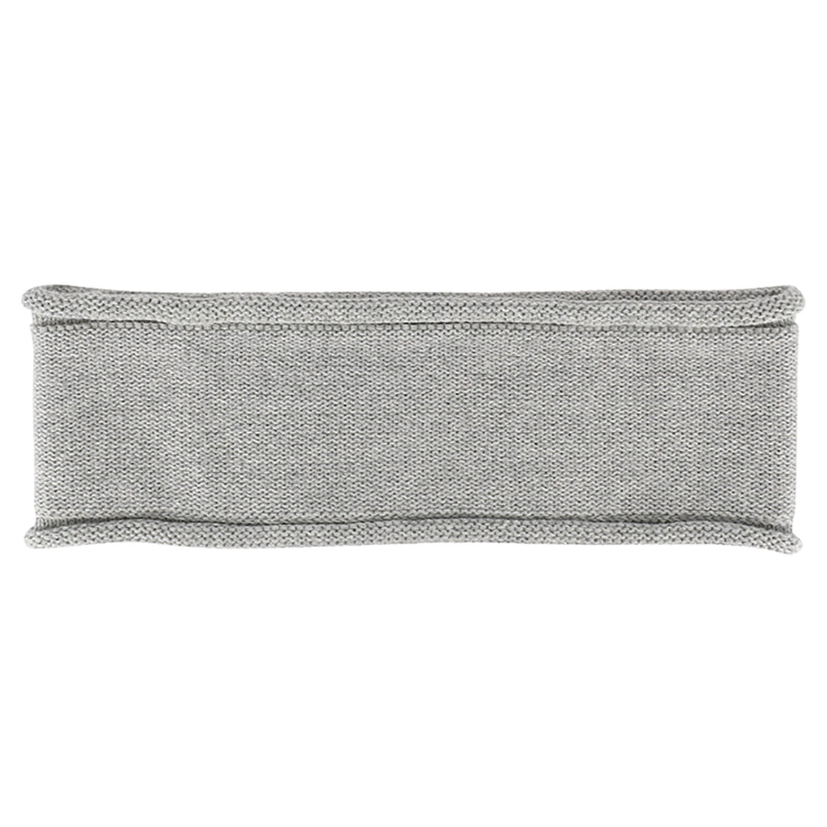 Fiebig Strickstirnband uni Rollrand GOTS