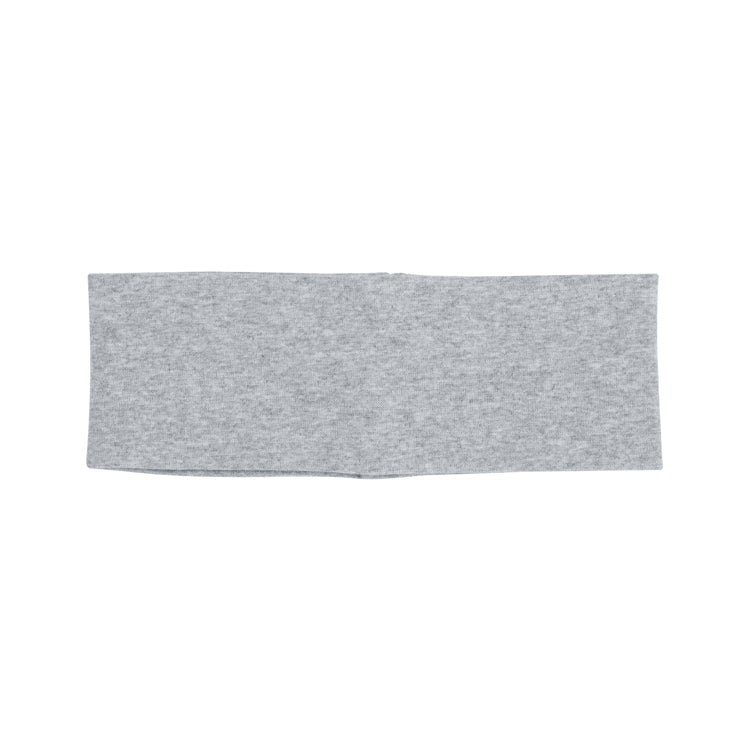 Fiebig Jersey-Stirnband zweilagig uni GOTS – Hellgrau