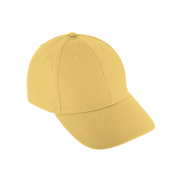 Fiebig Baseballcap Leinen uni – Sonnengelb