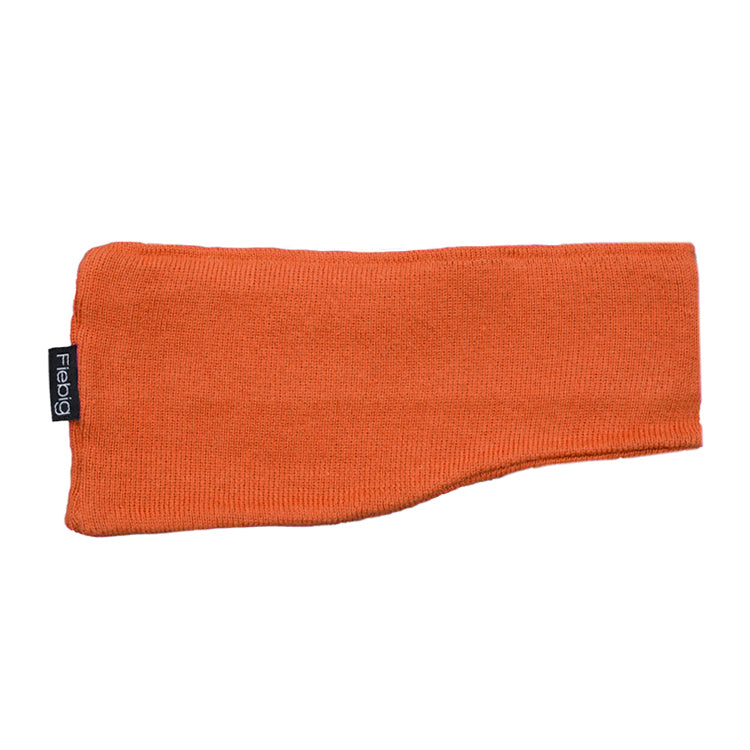 Fiebig Strickstirnband Baumwolle uni – Zimt