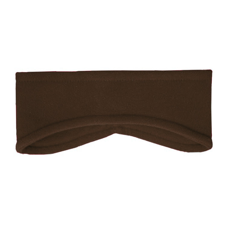 Fiebig Fleecestirnband uni Braun