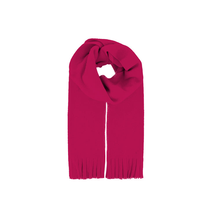 Fiebig Schal Fleece mit Fransen – Cassis