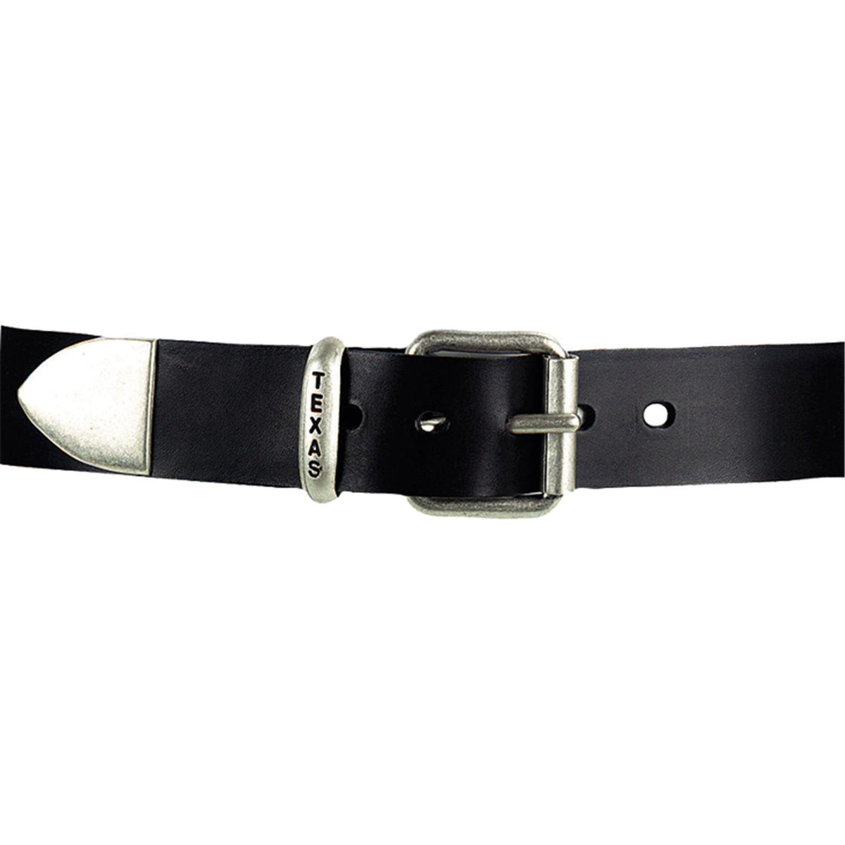 Jeans-Gürtel schwarz Leder