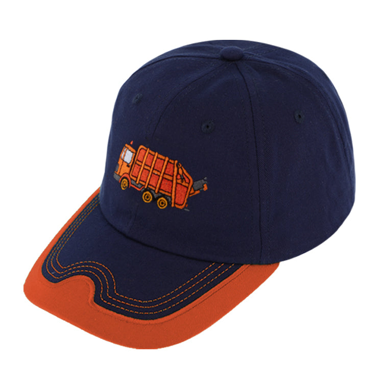 Fiebig Baseball Cap zweifarbig mit Stickerei UV Schutz Orange – Gesamtansicht