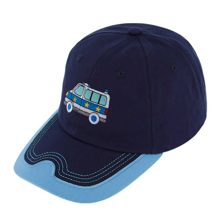 Fiebig Baseball Cap zweifarbig mit Stickerei UV Schutz Aquablau – Gesamtansicht