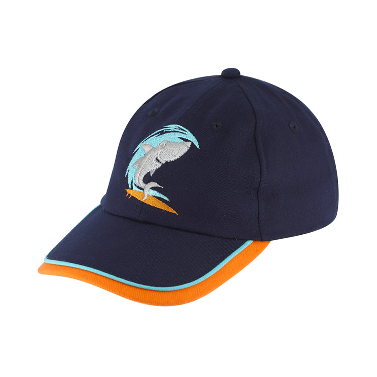 Fiebig Baseball Cap mit Stickerei Marineblau