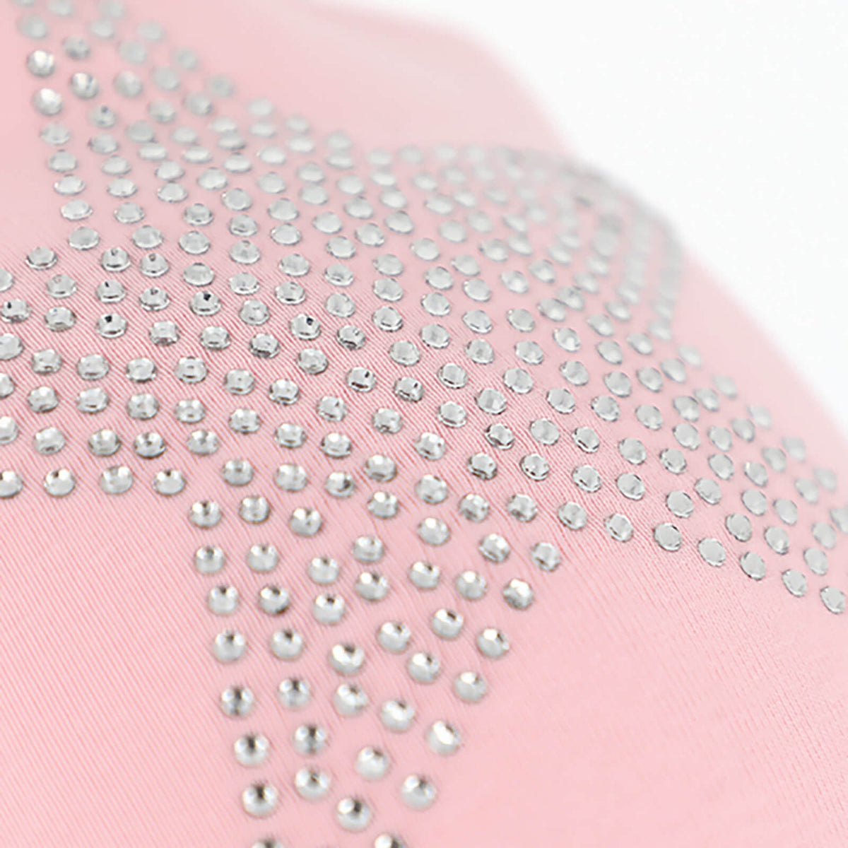 Fiebig Stoffmütze Beanie Jersey uni mit Stern Rosa